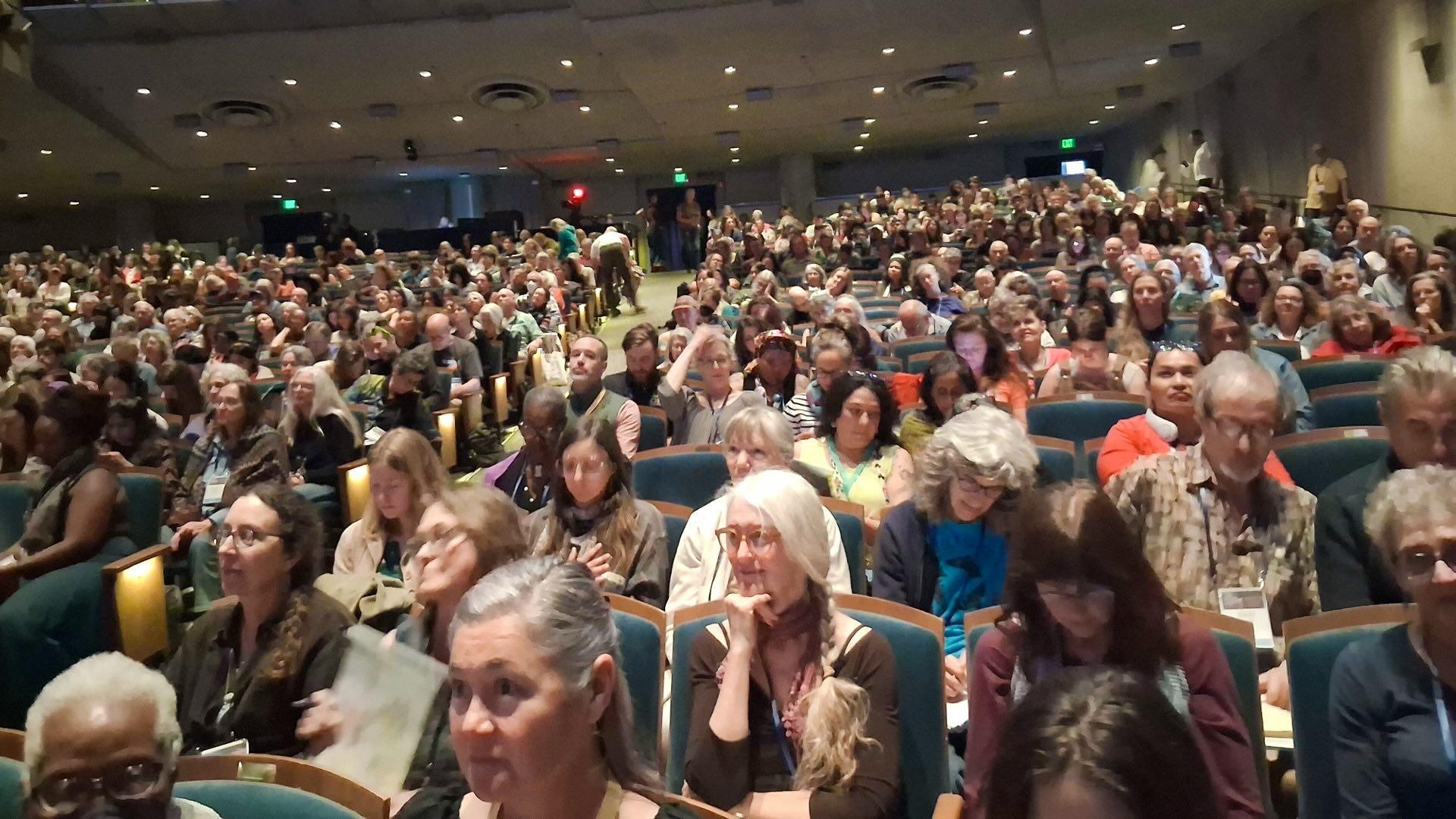 Shot of the audience at Bioneers 2026. 