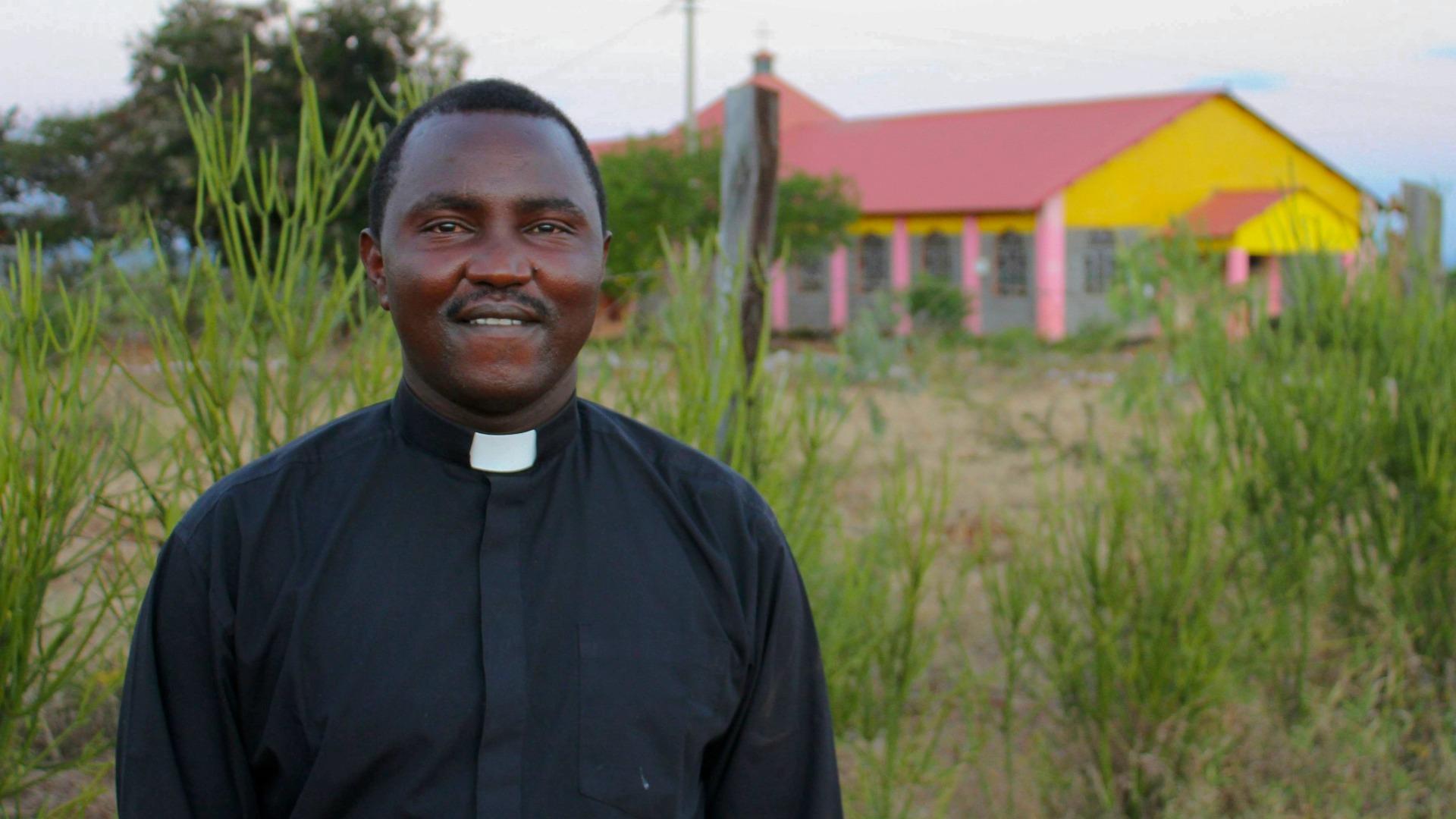 Male priest; Maktau, Kenya. 